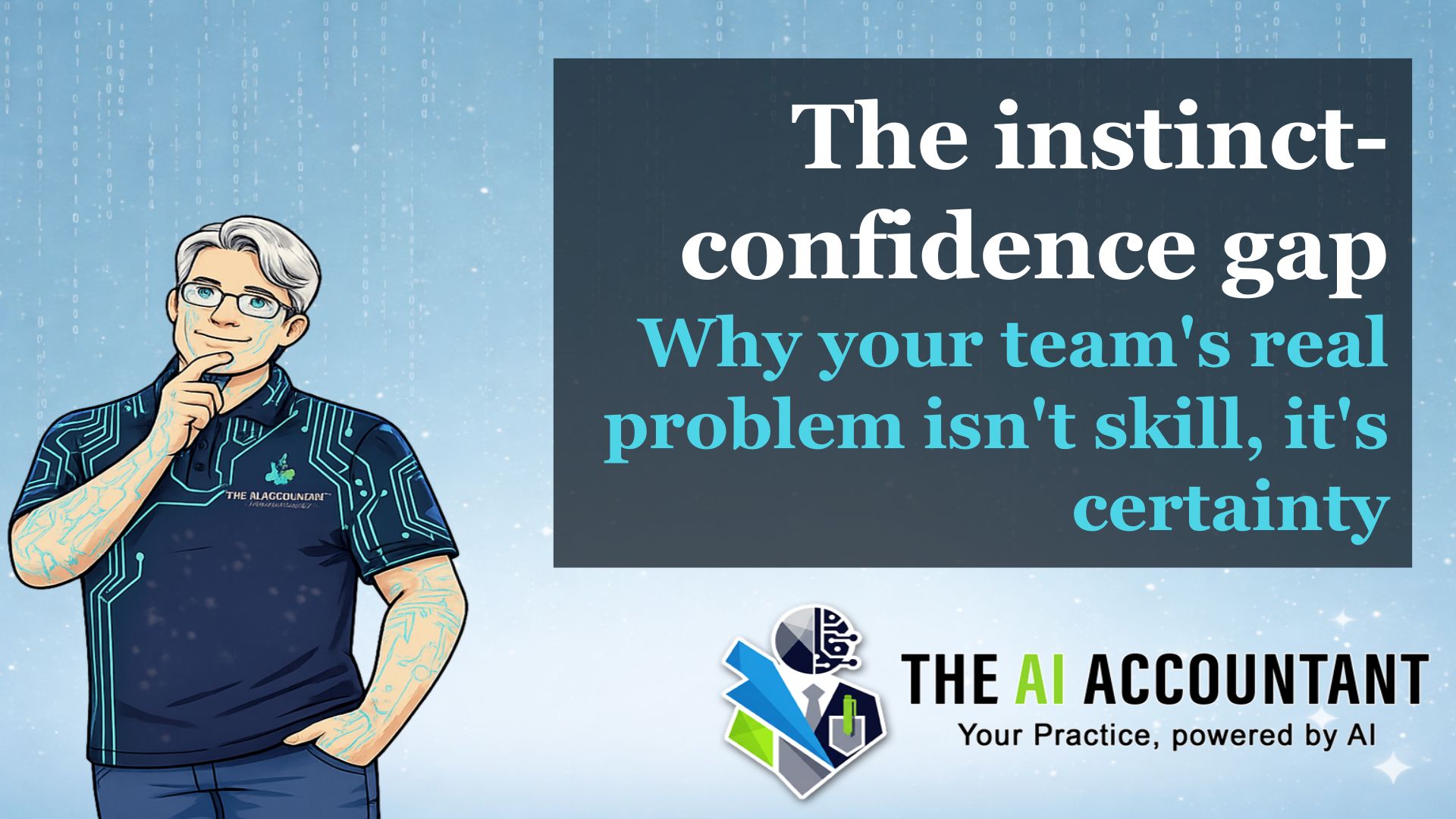The instinct-confidence gap: why your team's real problem isn't skill — it's certainty